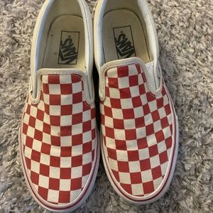 Red Check Vans